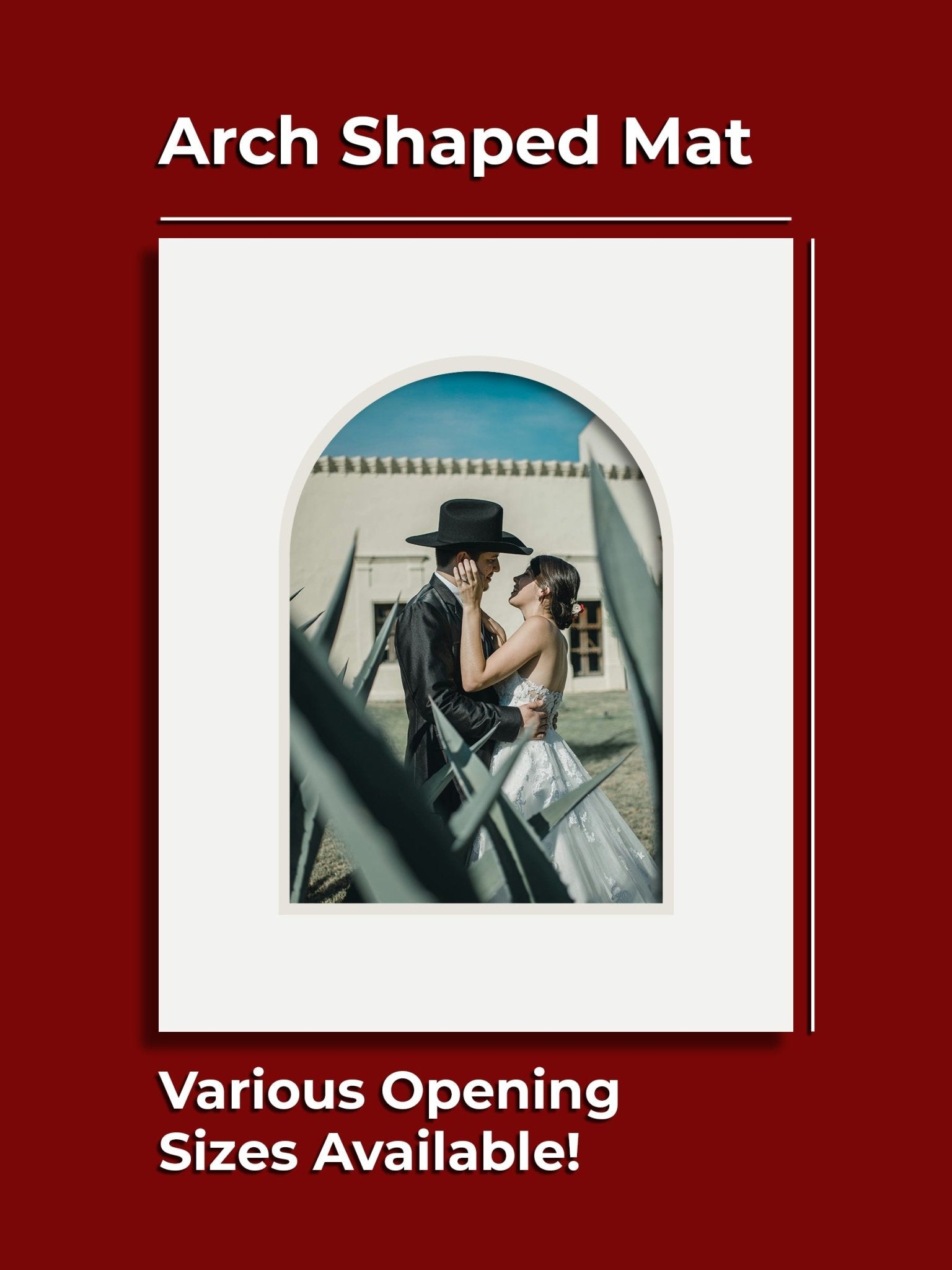 Decorative Arch Single Mat - GalleryMats.com