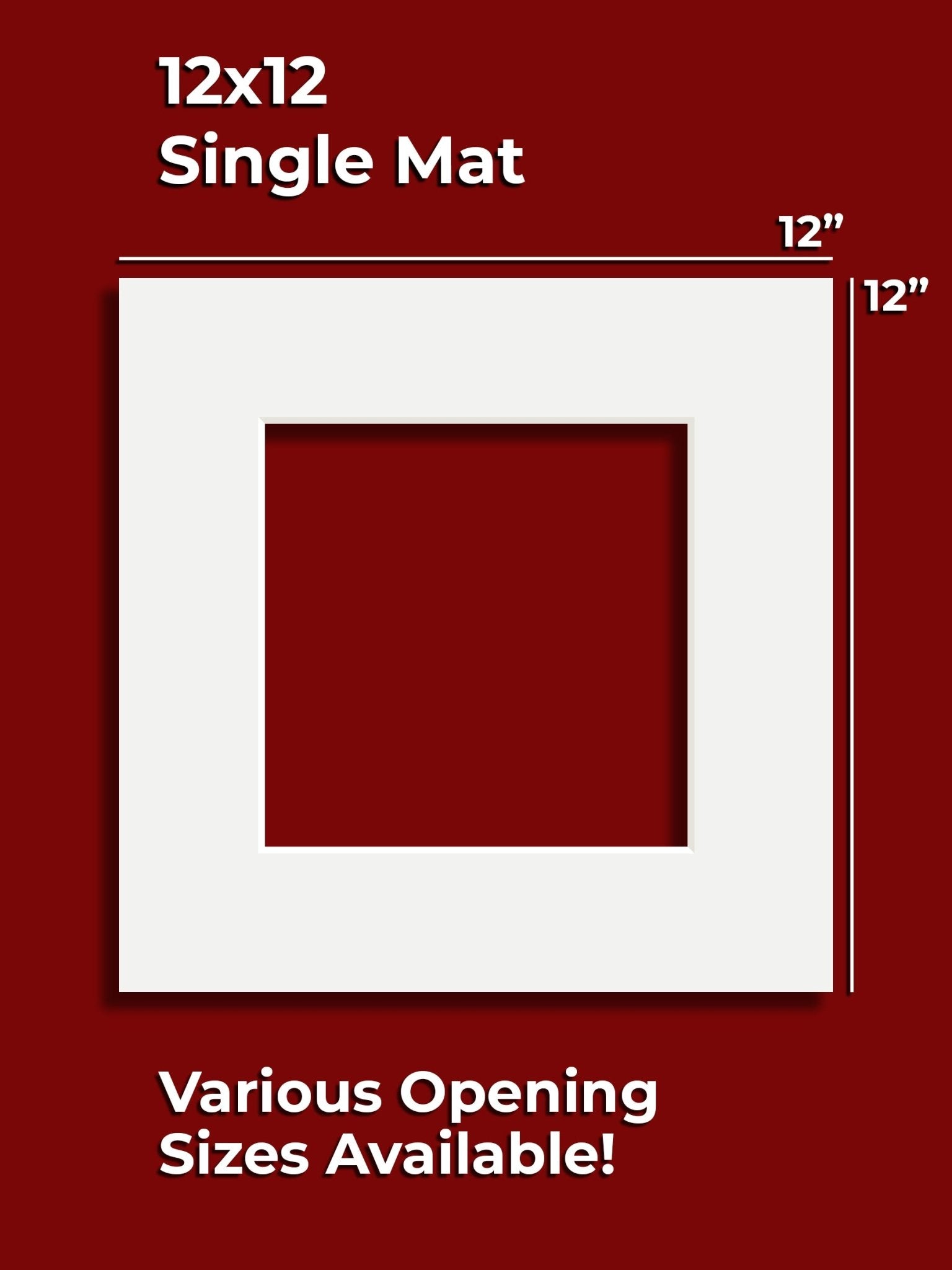 Decorative Series Single Mat - 12" x 12" - GalleryMats.com