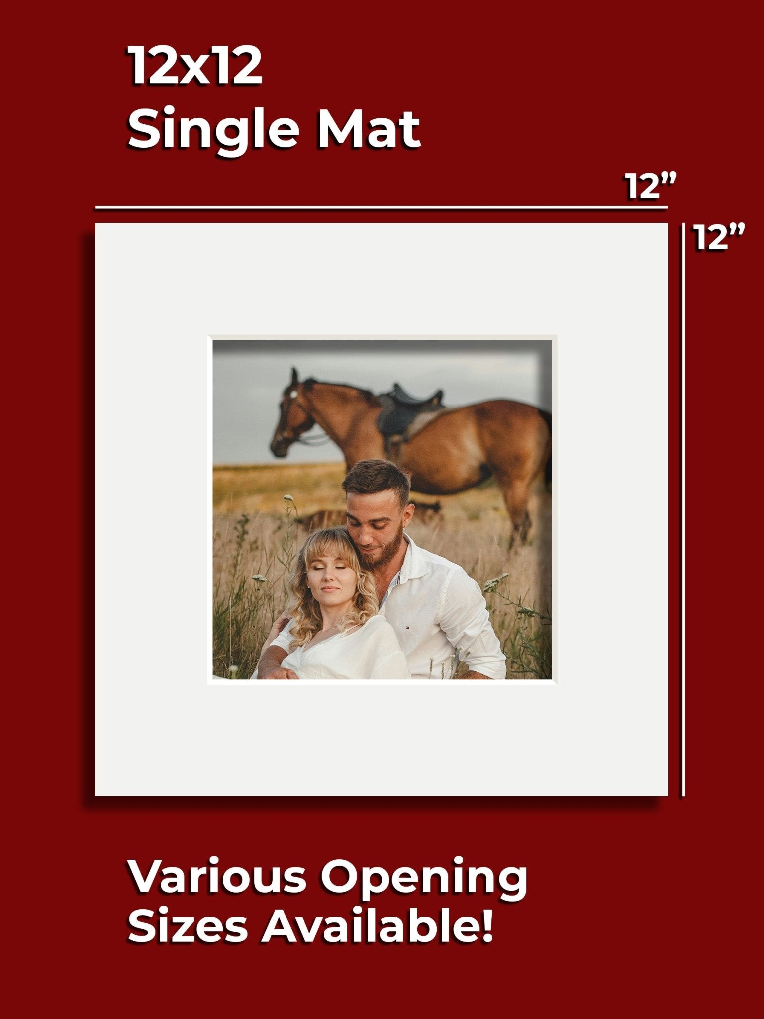 Decorative Series Single Mat - 12" x 12" - GalleryMats.com
