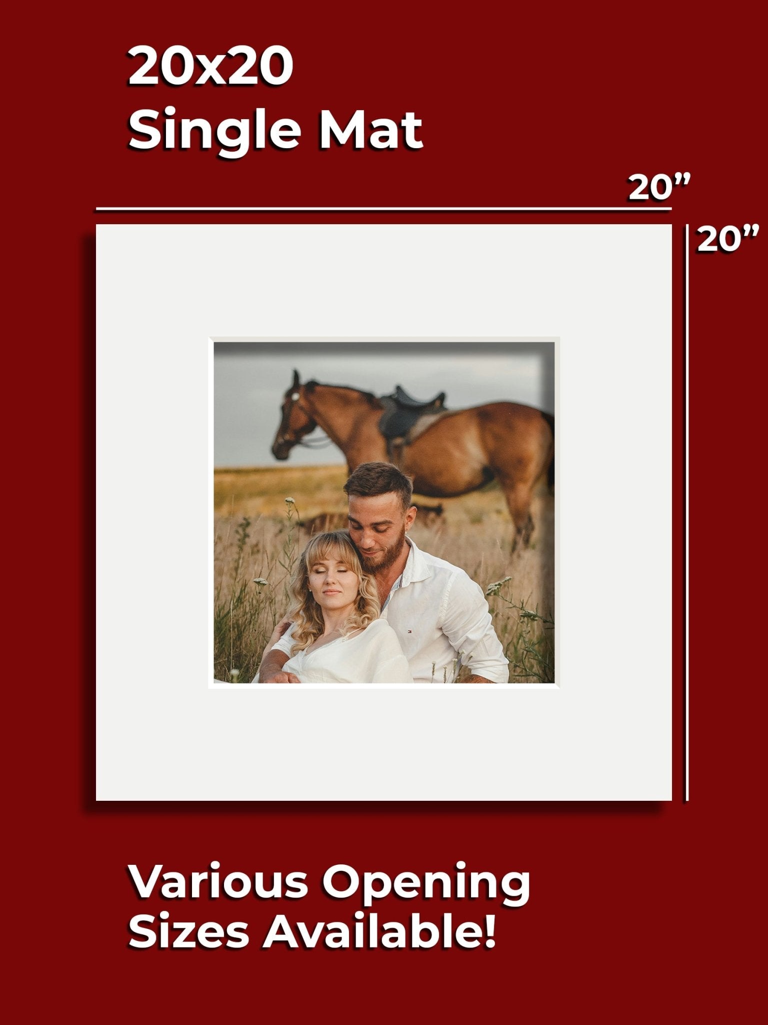 Decorative Series Single Mat - 20" x 20" - GalleryMats.com