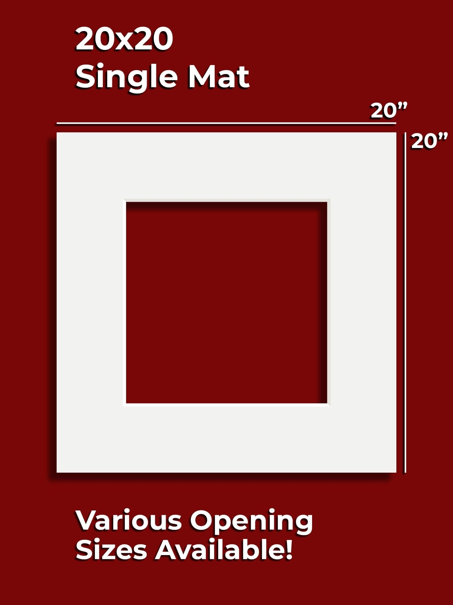 Decorative Series Single Mat - 20" x 20" - GalleryMats.com