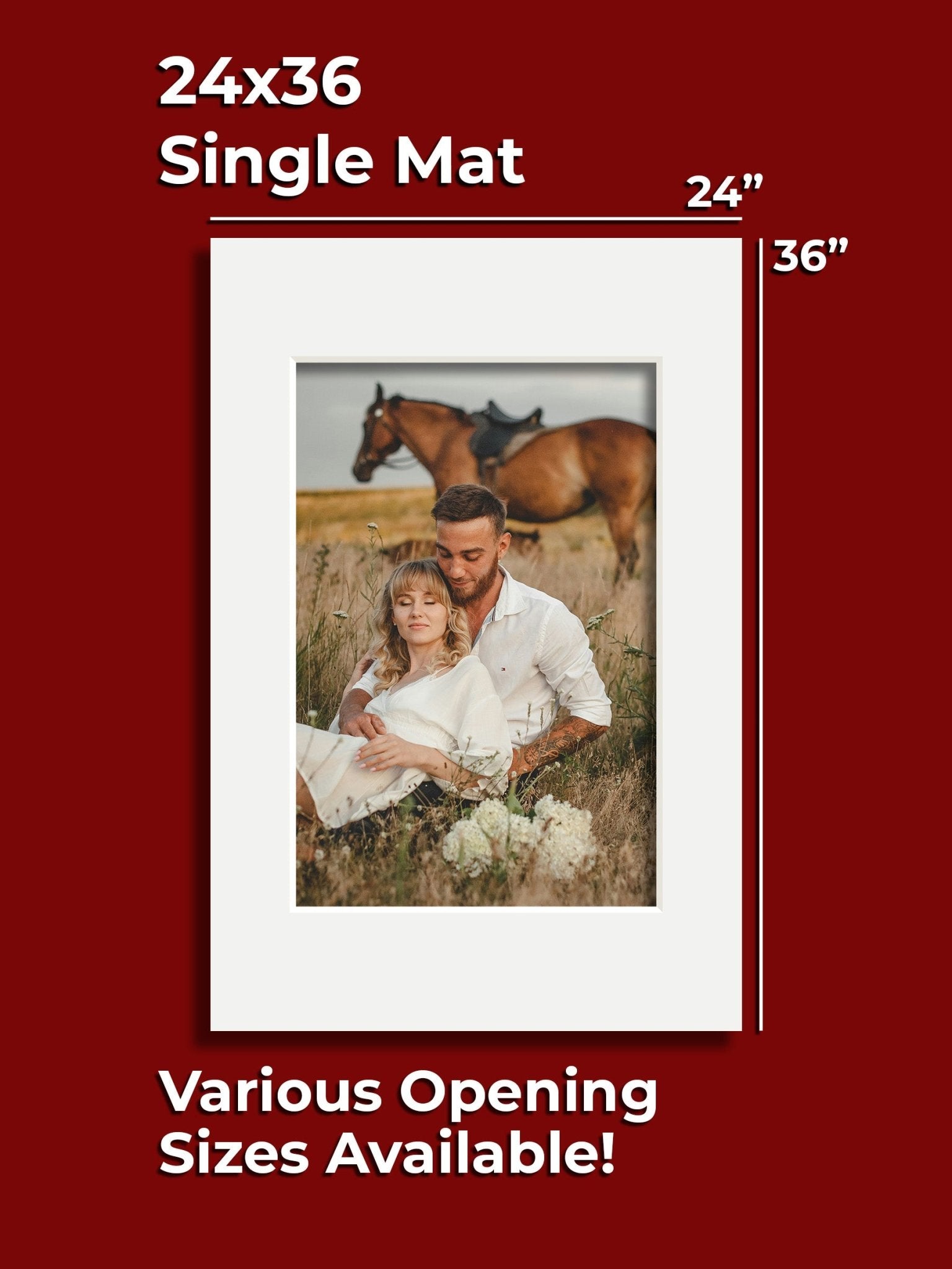 Decorative Series Single Mat - 24" x 36" - GalleryMats.com