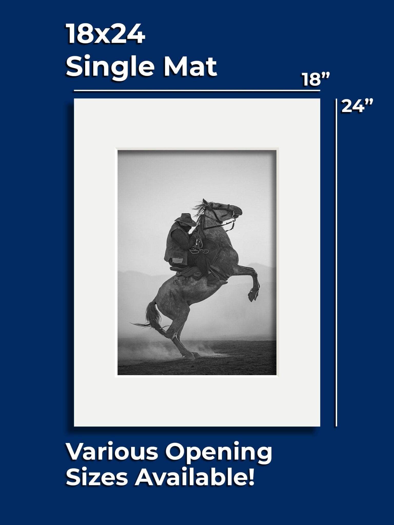 Gallery Series Single Mat - 18" x 24" - GalleryMats.com