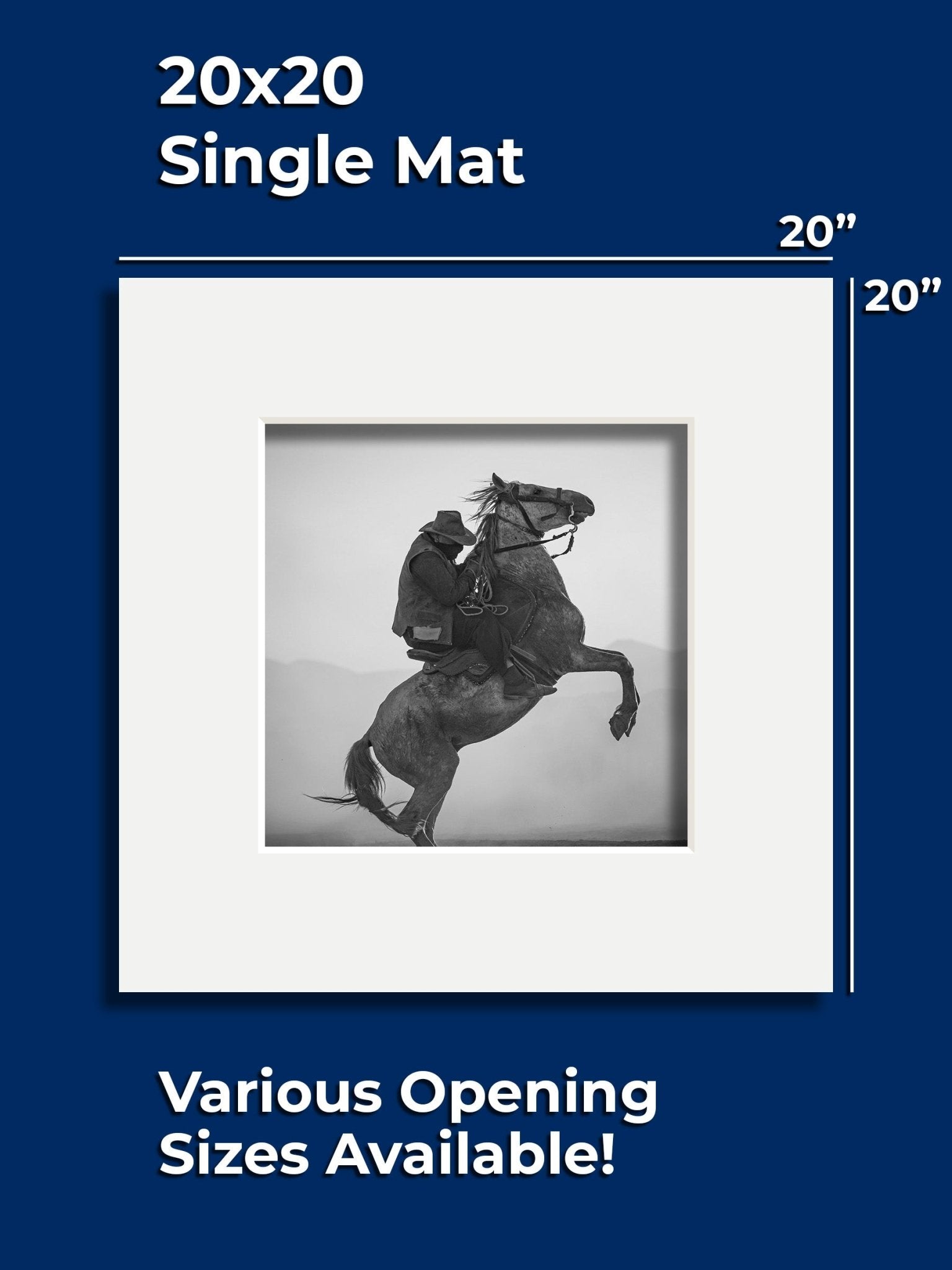 Gallery Series Single Mat - 20" x 20" - GalleryMats.com