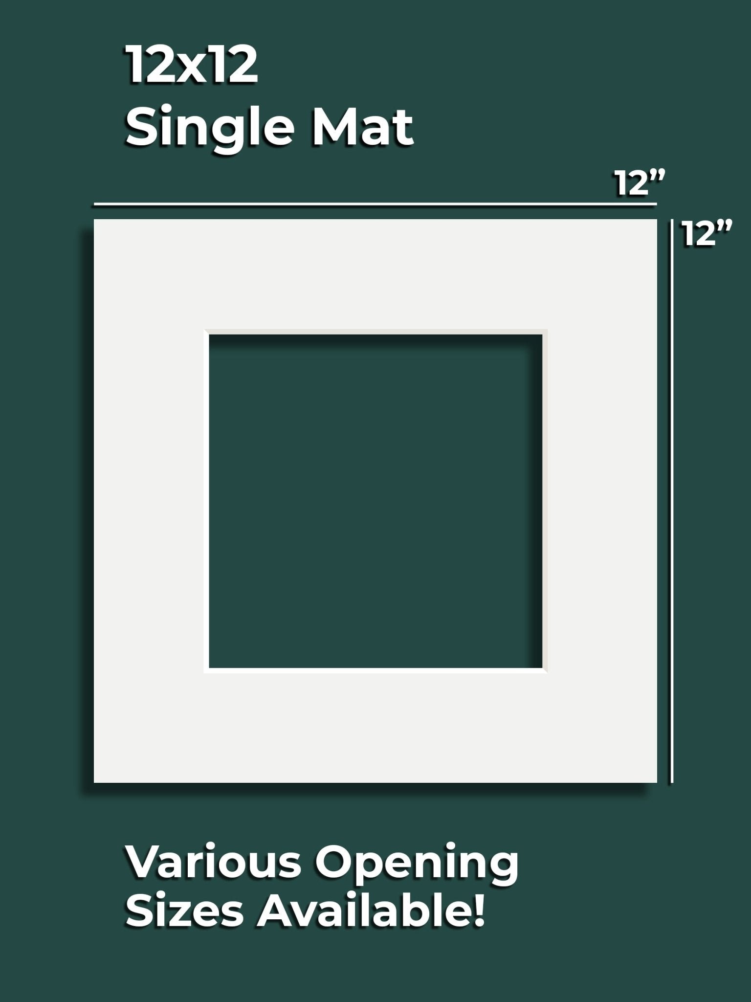 Museum Series Single Mat - 12" x 12" - GalleryMats.com