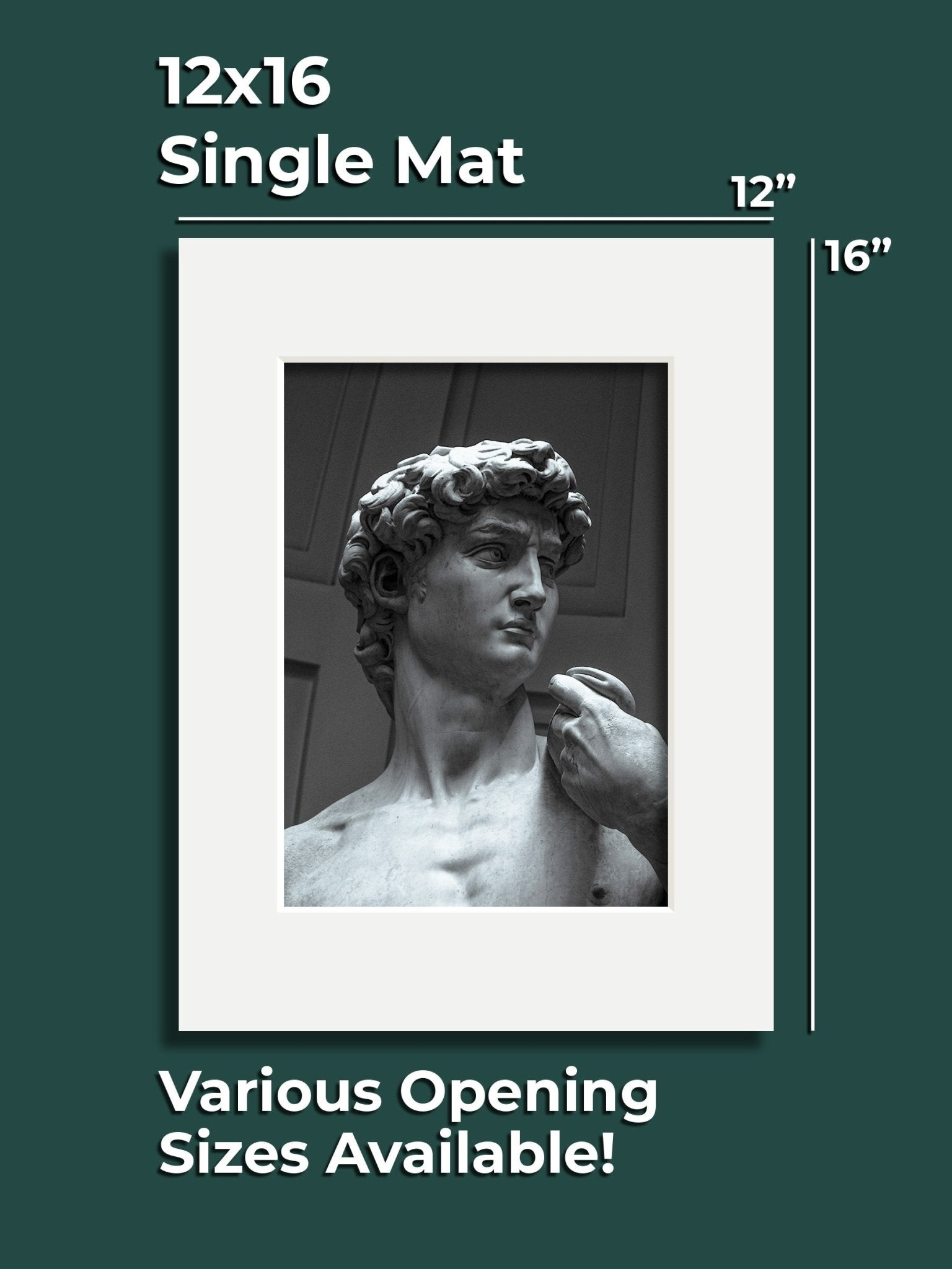 Museum Series Single Mat - 12" x 16" - GalleryMats.com