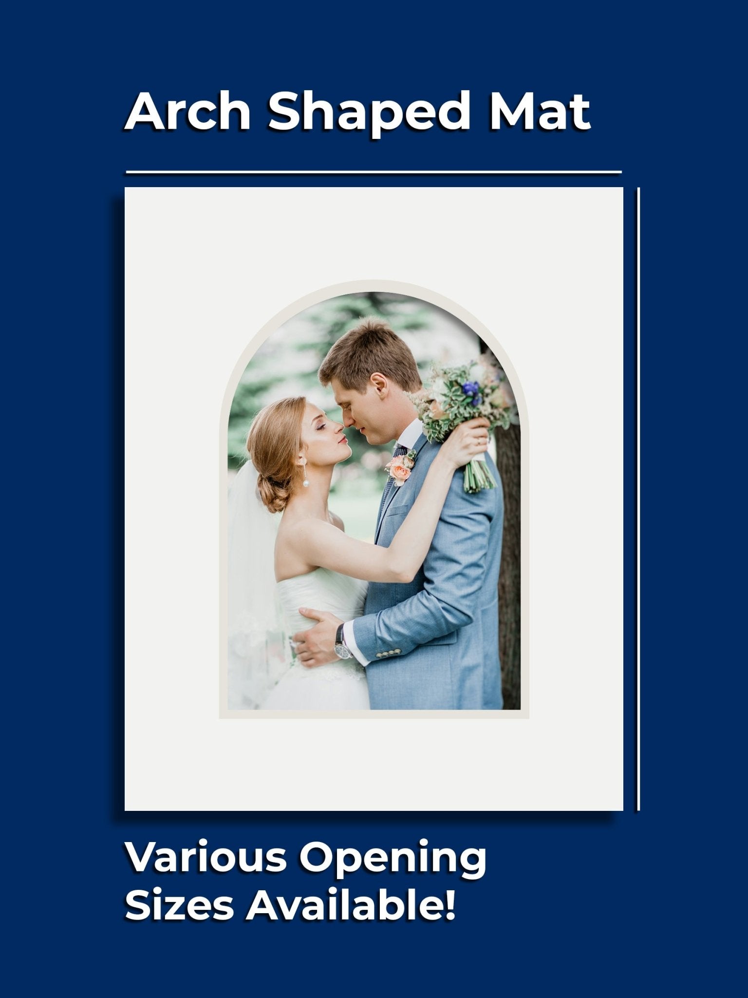 Gallery Arch Single Mat - GalleryMats.com